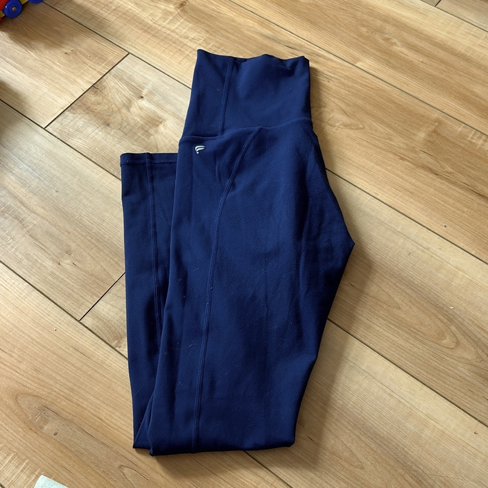 EUC - Fabletics | Navy PureLuxe High Waisted Maternity Legging Size XS.